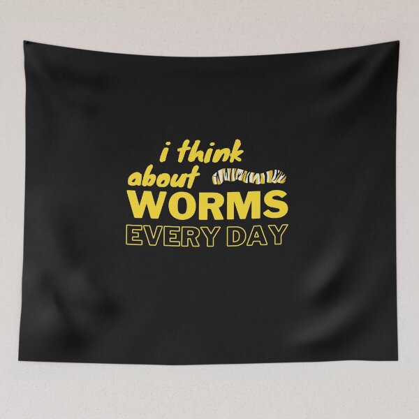 Item preview, i think about worms every day designed and sold by thorfinnshop.