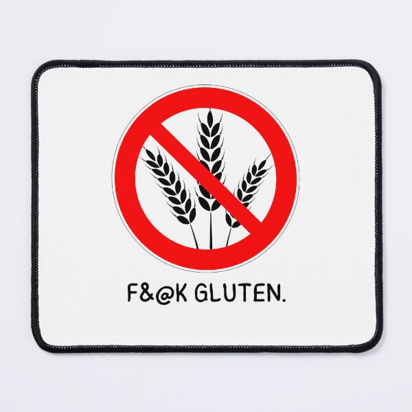 Item preview, F#CK GLUTEN designed and sold by GoodMoodFood.