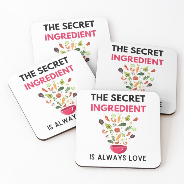 Item preview, Cute Cooking Quotes The Secret Ingredient Is Always Love Chef Sarcasm designed and sold by Mehdi Art.