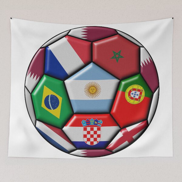 Item preview, Ball with flags - Qatar 2022 designed and sold by siloto.