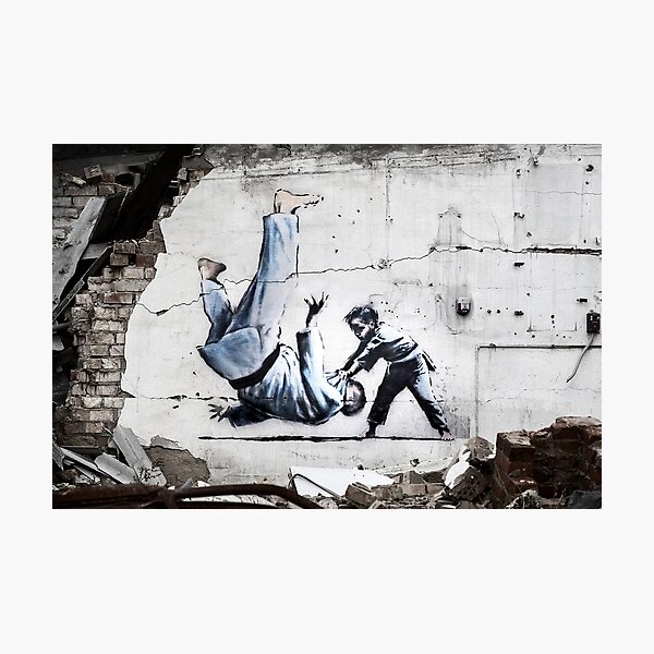 Illustration Banksy Poster Banksy Kunstdruck Peace