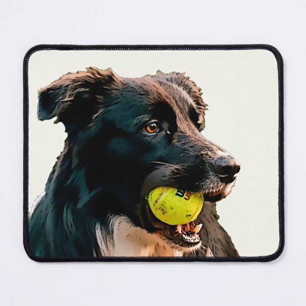 Item preview, Dog and tennis love designed and sold by urban-color.