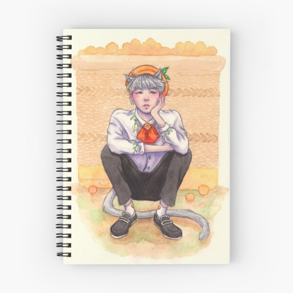 Artikelvorschau, Mandarine Cat Boy Yoongi entworfen und verkauft von SerenaShinArt.