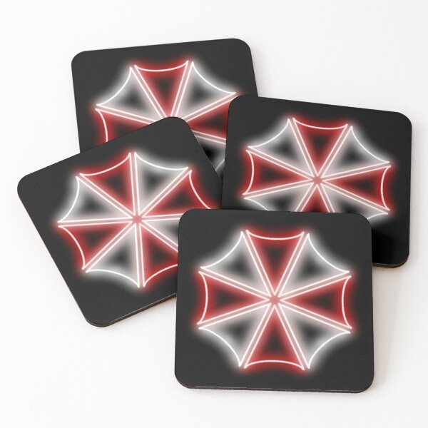 Letterpress Coaster Set – Red Umbrella Designs