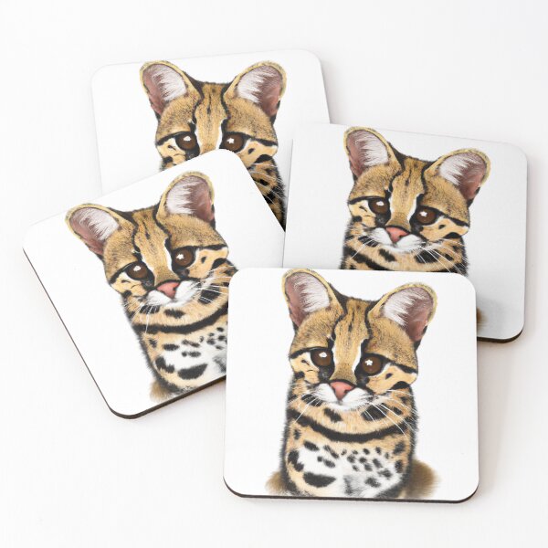 Item preview, Cute Margay Drawing designed and sold by WeHeartAnimals.