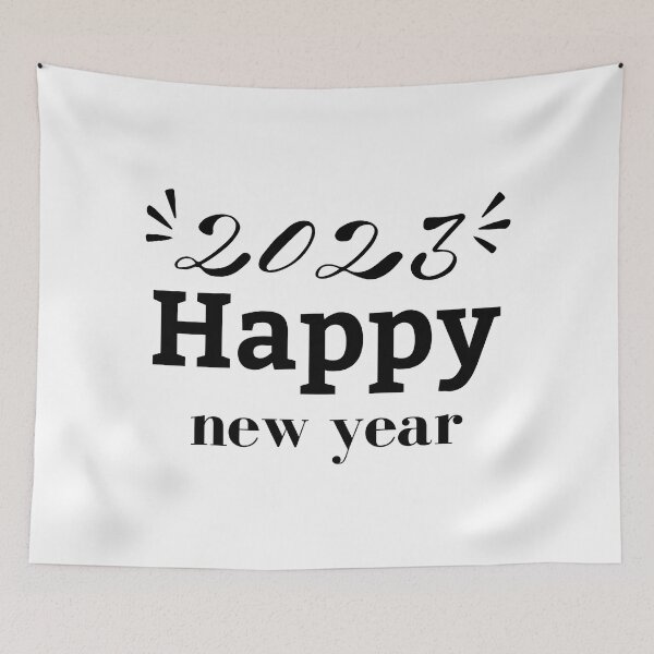 Item preview, HAPPY NEW YEAR 2023 - WELCOME 2023 - HELLO 2023 designed and sold by WBP Mart.