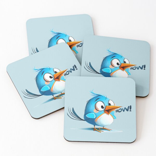 Item preview, Cute Bird Saying Wow! designed and sold by KOTOdesign.