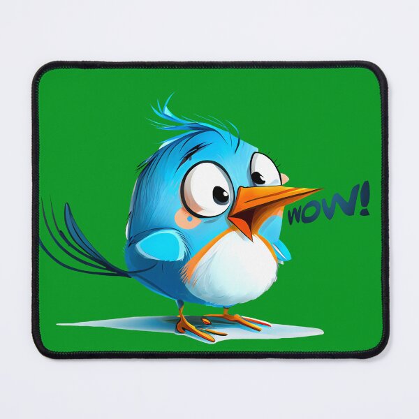 Item preview, Cute Bird Saying Wow! designed and sold by KOTOdesign.