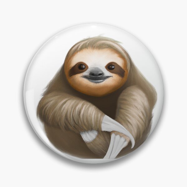 Artikelvorschau, Cute Sloth Drawing entworfen und verkauft von WeHeartAnimals.