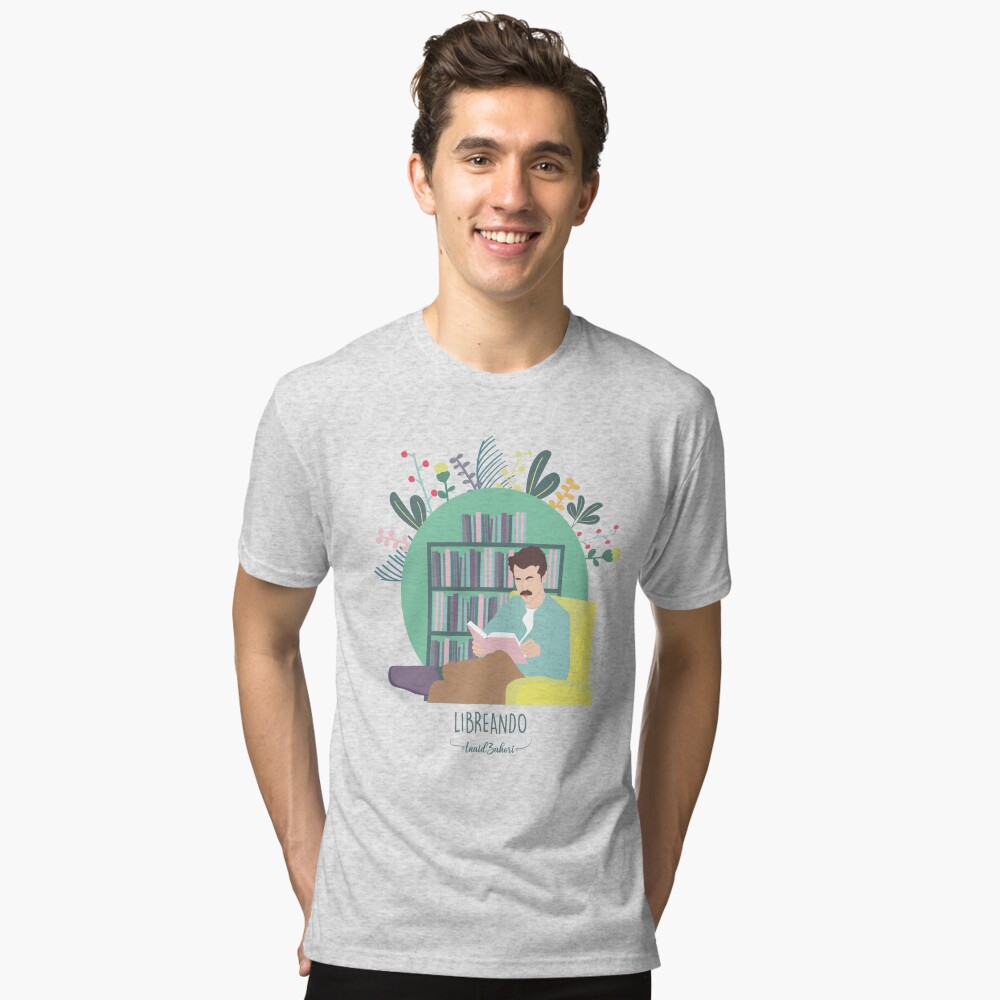 Vista previa del artículo con la obra «Camiseta de tejido mixto», diseñado y vendido por AnaidZahori.