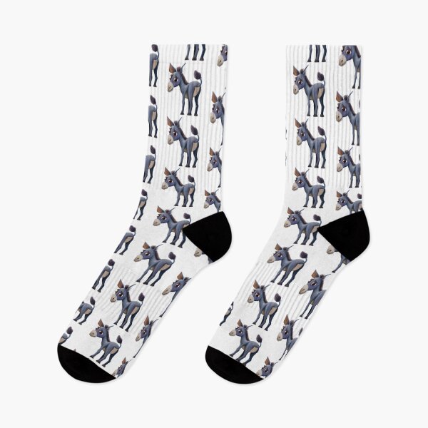 Item preview, Cute Donkey Drawing designed and sold by WeHeartAnimals.