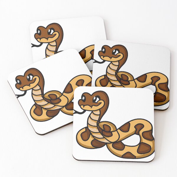 Item preview, Cute Rattlesnake Drawing designed and sold by WeHeartAnimals.