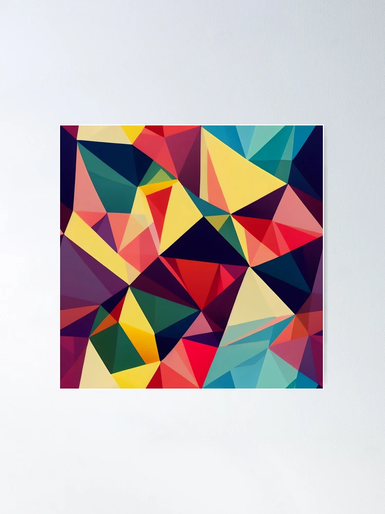Oiseau géométrique abstrait triangle formes art' Dessous de verre