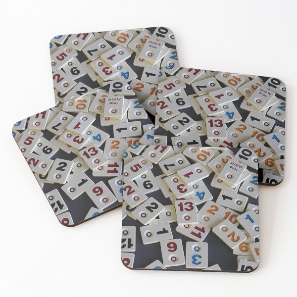 Item preview, Rummikub Stones Pattern Colorful designed and sold by Doide.