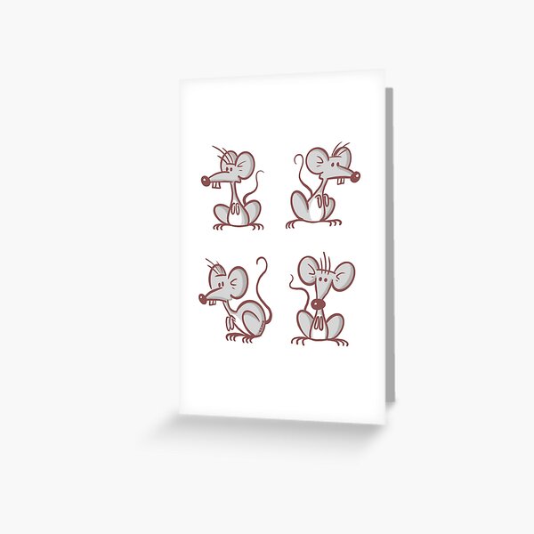Ratones Tarjetas de felicitación