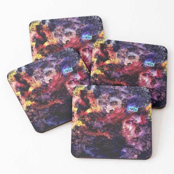 Item preview, Rostro en los colores, Acrylic Pour designed and sold by Dave Ng.