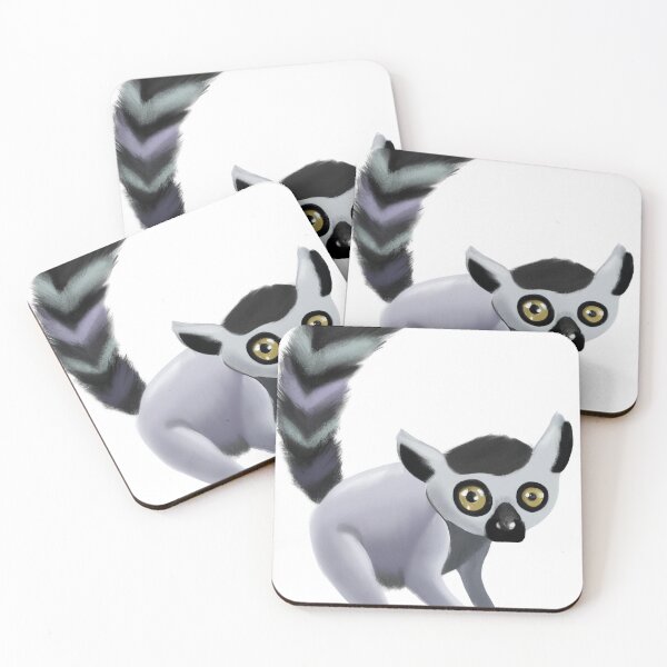 Item preview, Cute Lemur Drawing designed and sold by WeHeartAnimals.