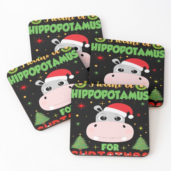 Item preview,  I Want A Hippopotamus Christmas Xmas Hippo designed and sold by smarayoung.
