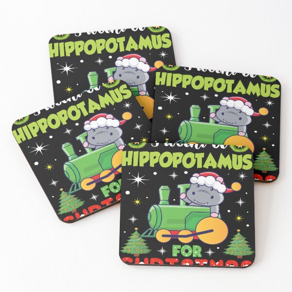 Item preview,  I Want A Hippopotamus Christmas Xmas Hippo designed and sold by smarayoung.