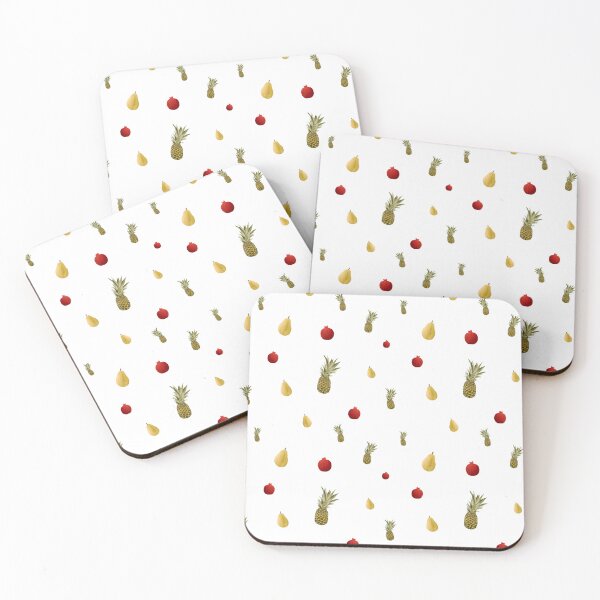 Item preview, Pomegranate red fruit a cute pattern watercolor designed and sold by Yana Mustafina | Boho Soulful Designs.