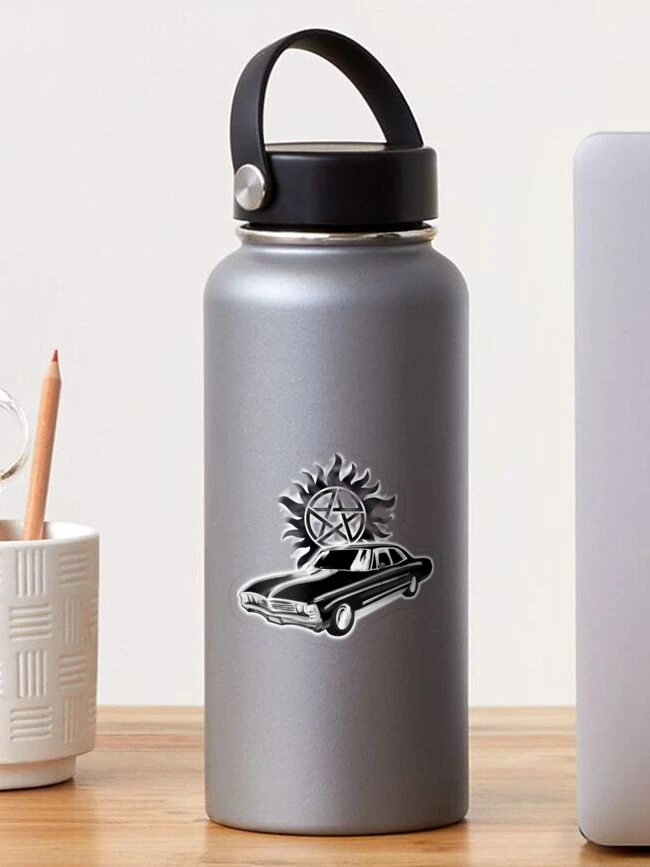 SUPERNATURAL STICKERS impala, Driver picks the music, Sam and Dean,  Winchester Decals For tumblers, water bottles, Laptops