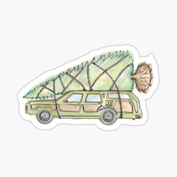 Griswold Family Christmas Tree Sticker