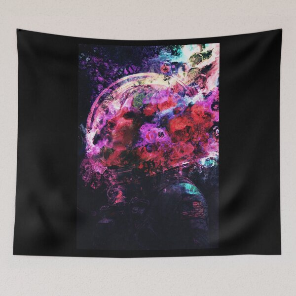 Item preview, Blooming of an astronaut, Acrylic Pour designed and sold by Dave Ng.