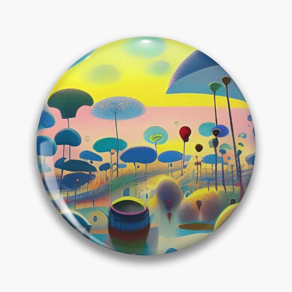Item preview, Abstract 3D art. Colorful magical landscape designed and sold by Neo-Expression.