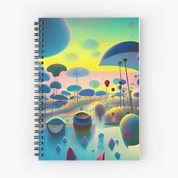 Item preview, Abstract 3D art. Colorful magical landscape designed and sold by Neo-Expression.