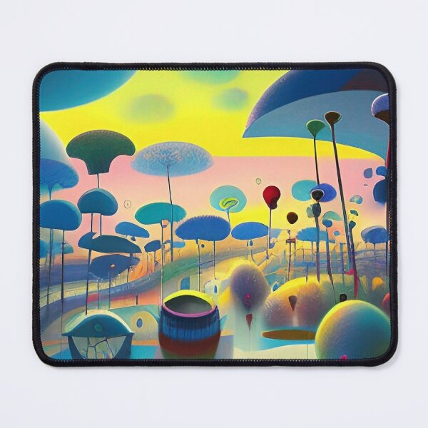 Item preview, Abstract 3D art. Colorful magical landscape designed and sold by Neo-Expression.