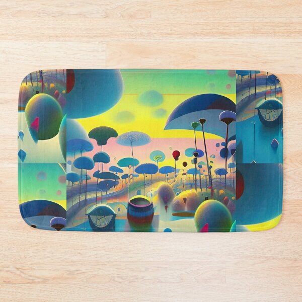 Item preview, Abstract 3D art. Colorful magical landscape designed and sold by Neo-Expression.