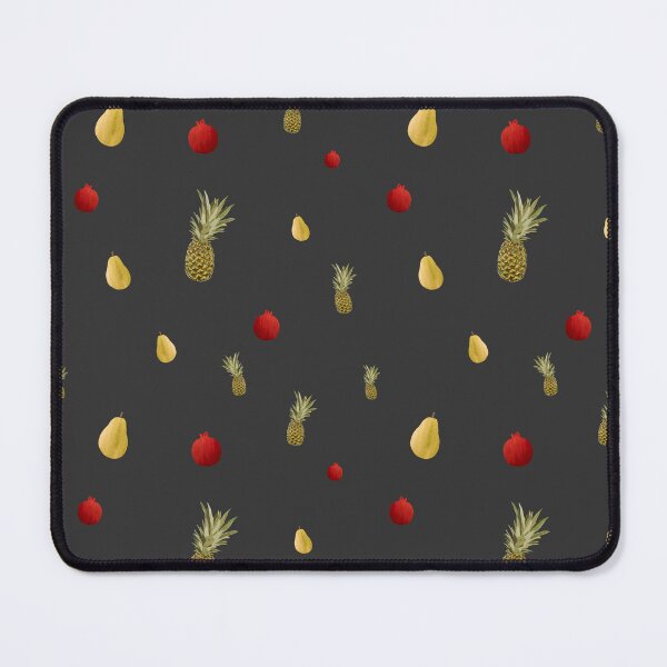 Item preview, Pomegranate red fruit a cute pattern watercolor grey designed and sold by Yana Mustafina | Boho Soulful Designs.