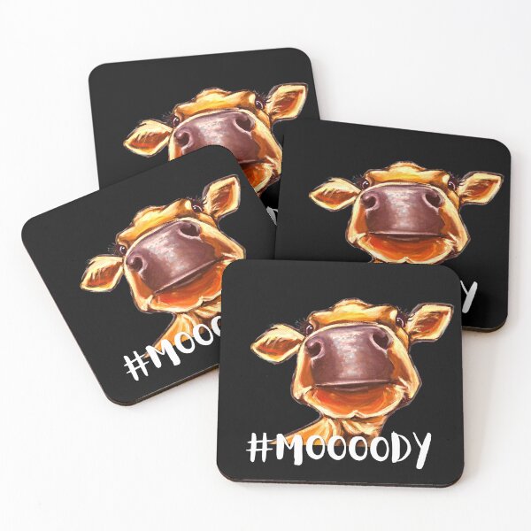 Item preview, Moody, Cow Illustration designed and sold by DegoPine  Art Studio.
