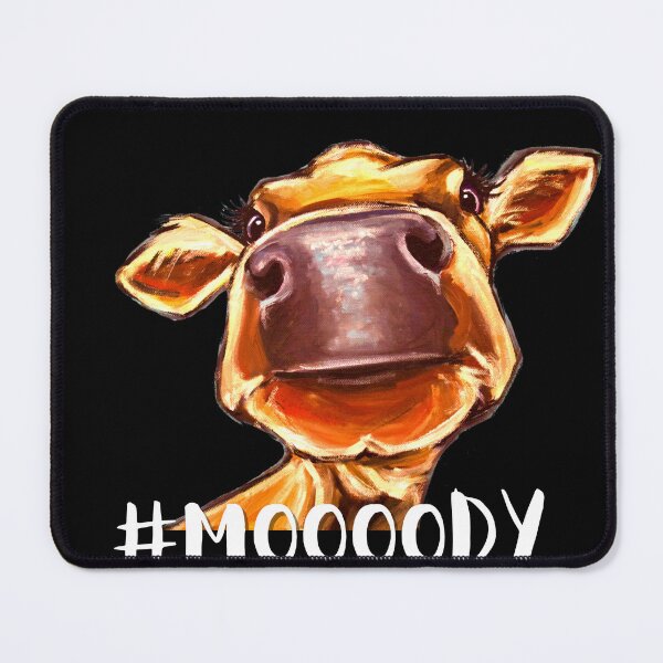 Item preview, Moody, Cow Illustration designed and sold by DegoPine Art Studio.
