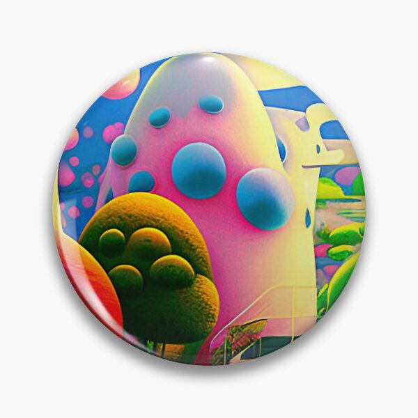 Item preview, Abstract 3D art. Colorful magical landscape designed and sold by Neo-Expression.