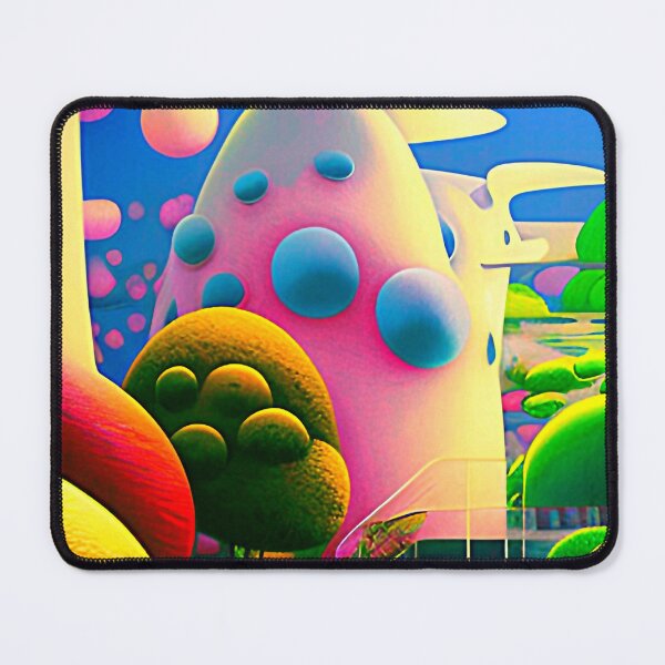 Item preview, Abstract 3D art. Colorful magical landscape designed and sold by Neo-Expression.