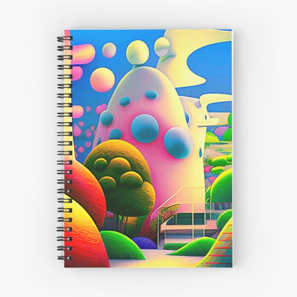 Item preview, Abstract 3D art. Colorful magical landscape designed and sold by Neo-Expression.