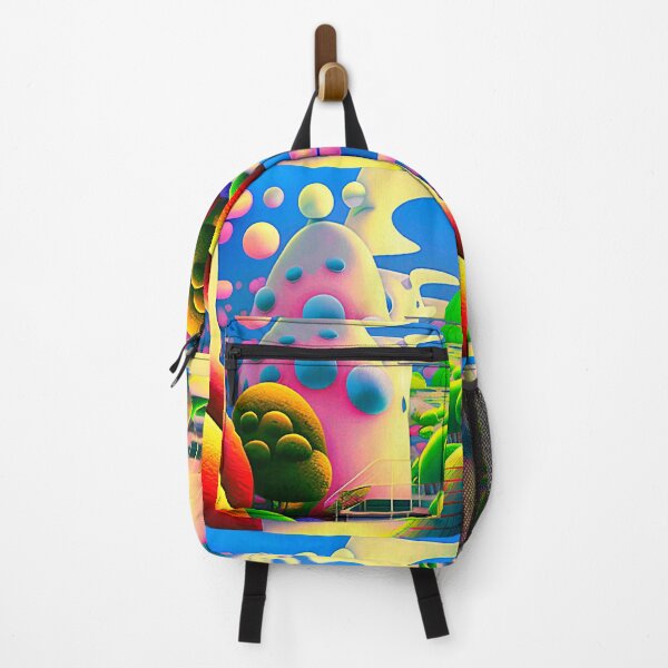 Item preview, Abstract 3D art. Colorful magical landscape designed and sold by Neo-Expression.