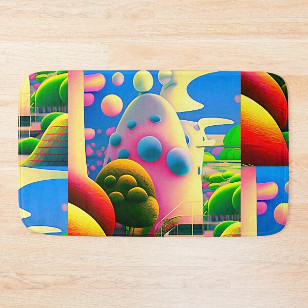 Item preview, Abstract 3D art. Colorful magical landscape designed and sold by Neo-Expression.