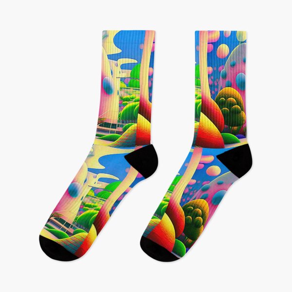 Item preview, Abstract 3D art. Colorful magical landscape designed and sold by Neo-Expression.