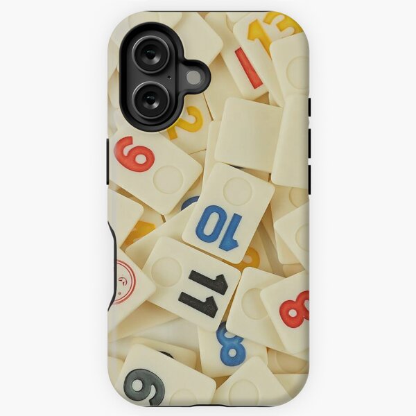 Aperçu de l'œuvre Motif de pierres de Rummikub créée et vendue par Doide.