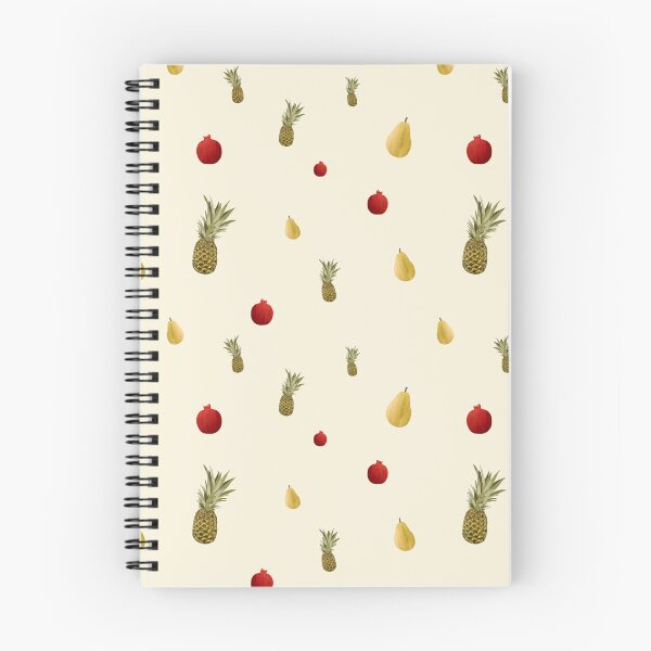 Item preview, Pomegranate red fruit a cute pattern watercolor beige designed and sold by Yana Mustafina | Boho Soulful Designs.