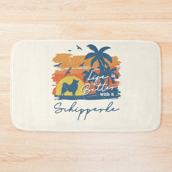 Item preview, Life is Better With Schipperke Beach Sunset Retro Vintage designed and sold by rafaeltto.