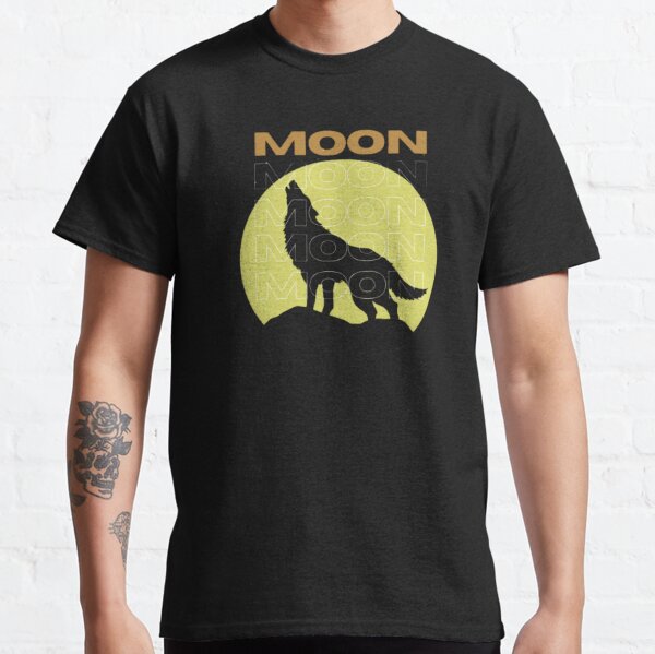 Wolf Howling At The Moon T-Shirts for Sale | Redbubble