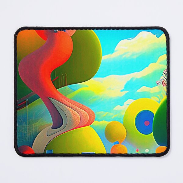 Item preview, Abstract 3D art. Colorful magical landscape designed and sold by Neo-Expression.
