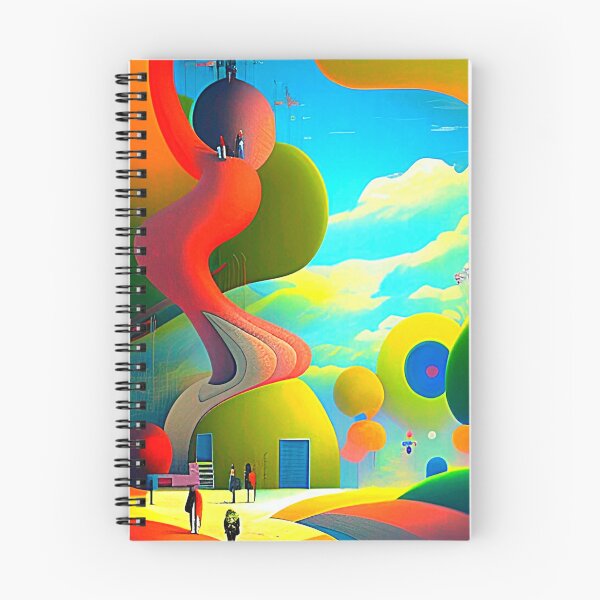 Item preview, Abstract 3D art. Colorful magical landscape designed and sold by Neo-Expression.