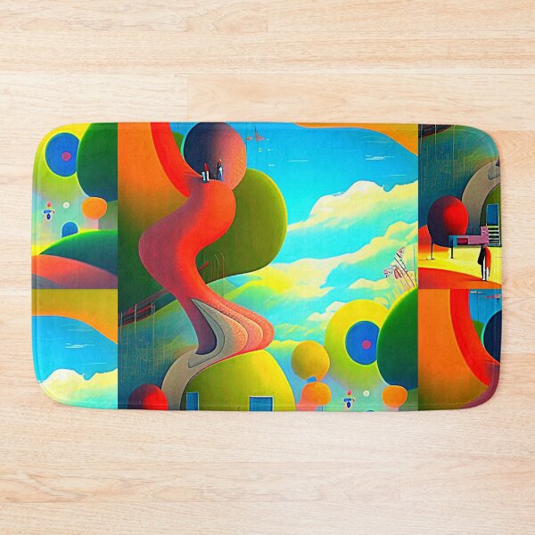 Item preview, Abstract 3D art. Colorful magical landscape designed and sold by Neo-Expression.