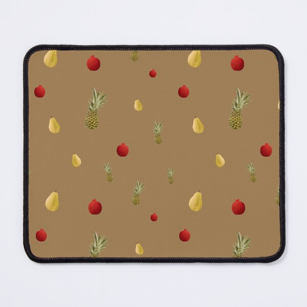 Item preview, Pomegranate red fruit a cute pattern watercolor ocher designed and sold by Yana Mustafina | Boho Soulful Designs.