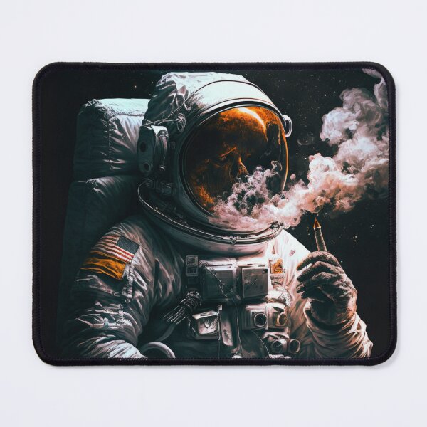 Item preview, Astronaut Smoking, Space art designed and sold by YZO-Design.