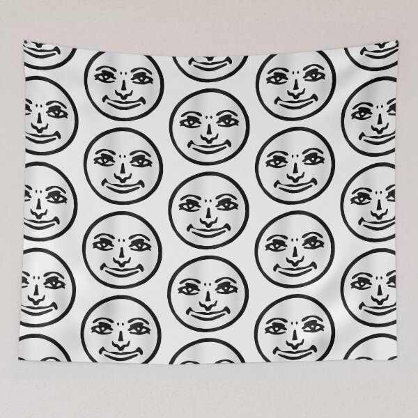 Item preview, Black Rummikub Grinning Face designed and sold by Doide.